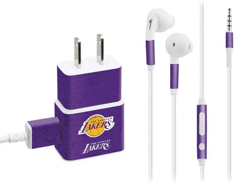 NBA Los Angeles Lakers Purple Primary Logo Phone Charger Skin